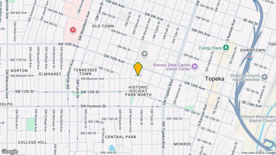 1031 SW Taylor St Map and Location Details