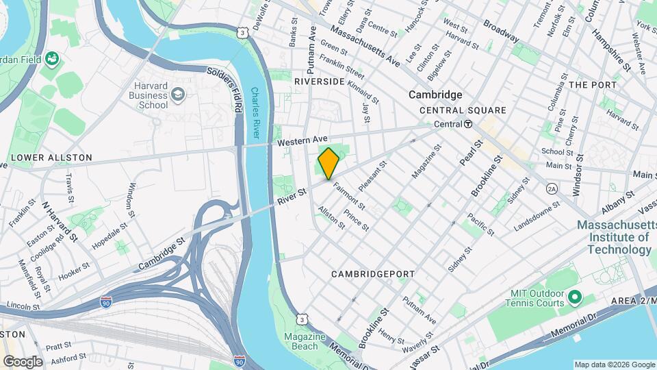 268 River St, Unit #3 Map and Location Details