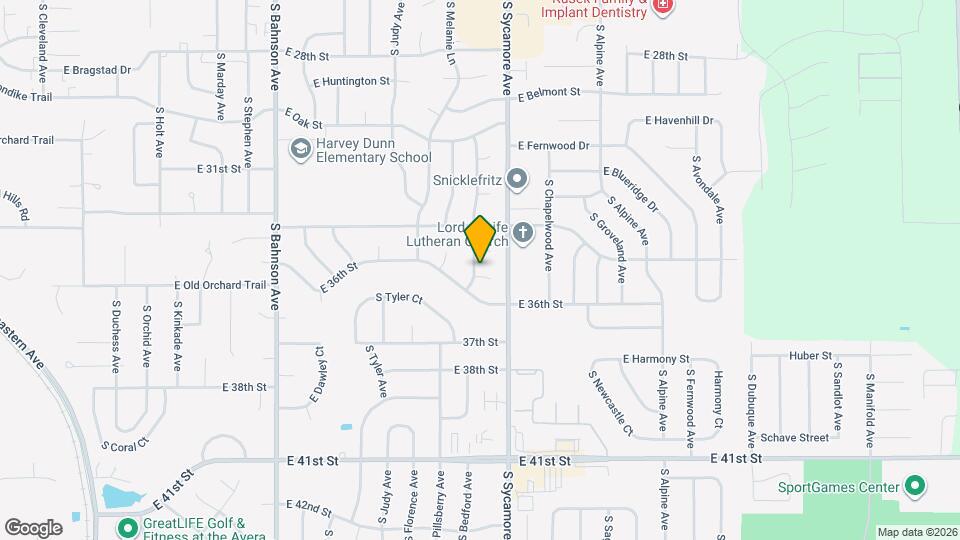 2904 S Pepper Ridge Ave Map and Location Details