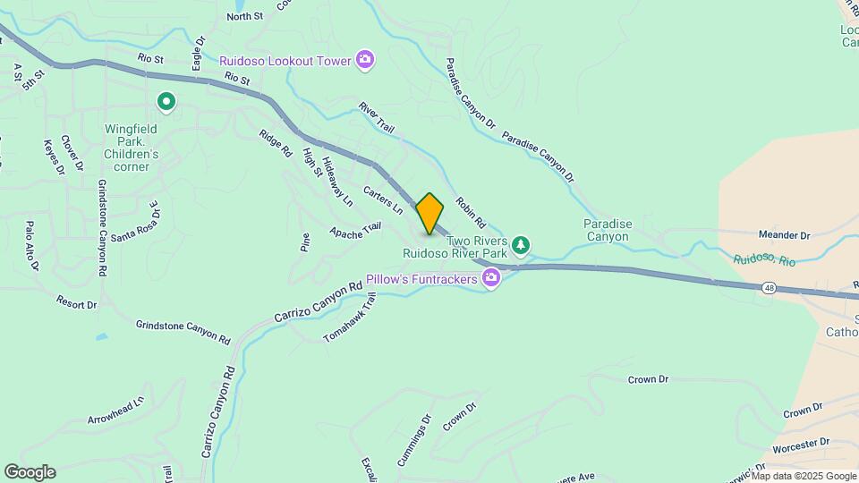 115 S Evergreen Rd Map and Location Details