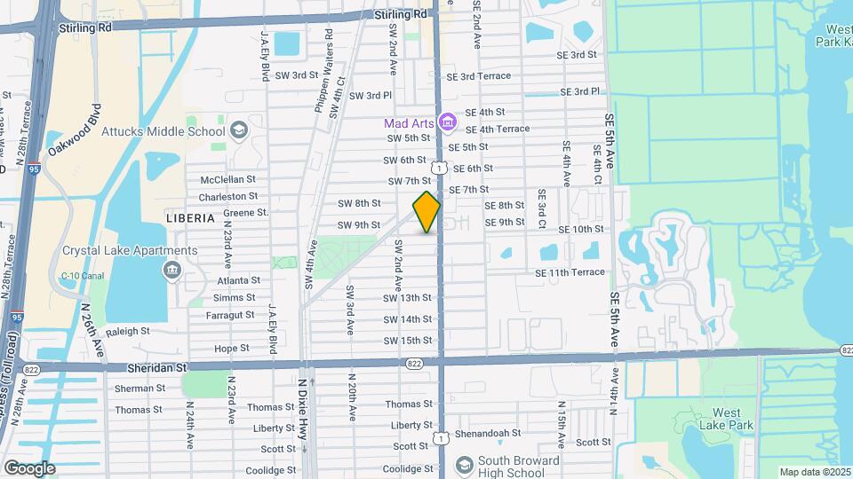 25 SW 10th St Map and Location Details