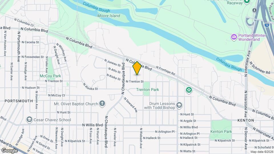 9126 N Seward Ave Map and Location Details