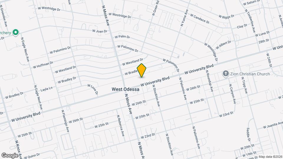 10136 W University Blvd Map and Location Details