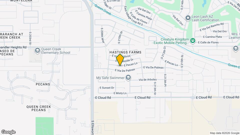 21021 E Pecan Ln Map and Location Details