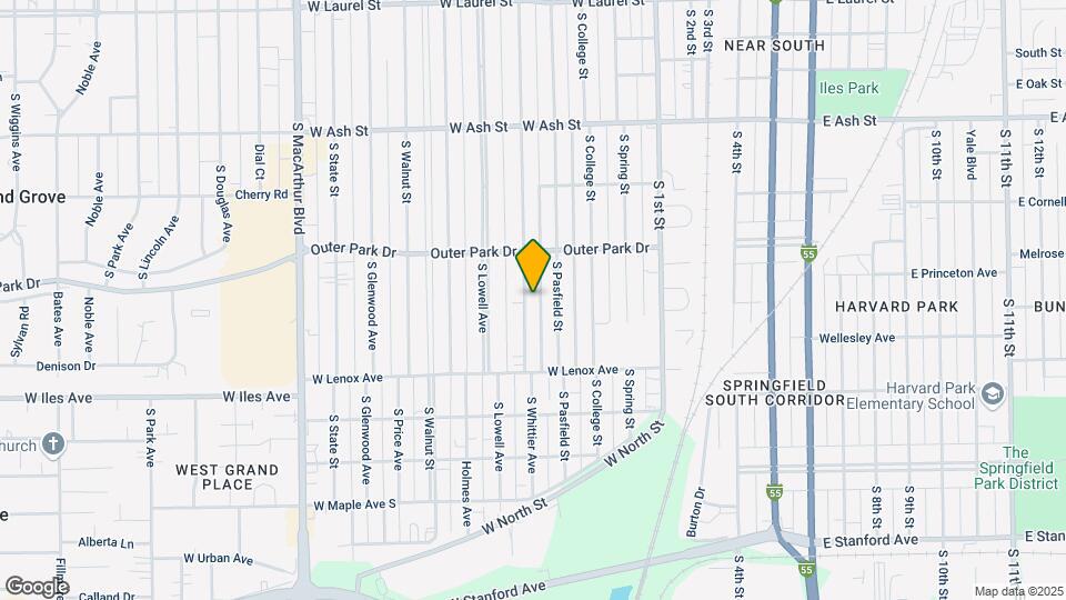 2404 S Whittier Ave Map and Location Details