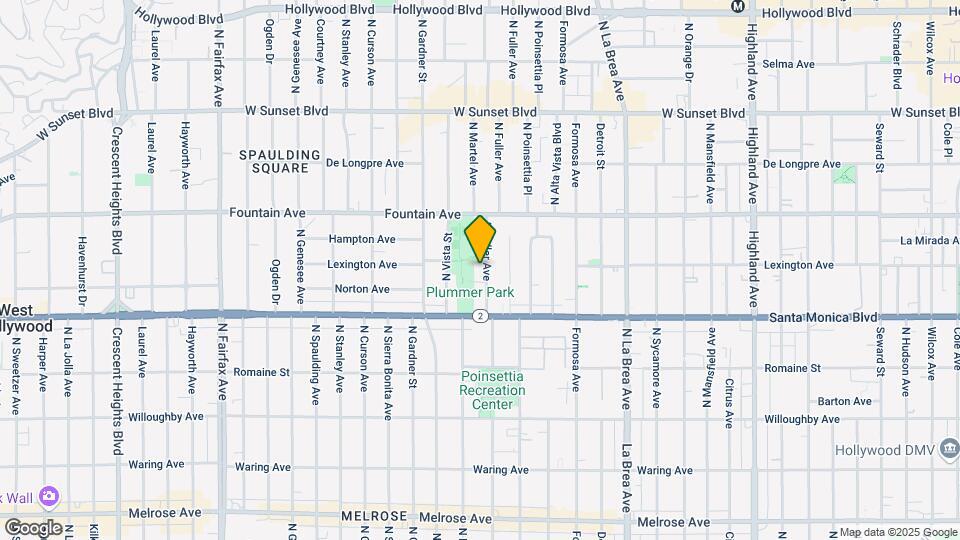 1155 N Fuller Ave, Unit PH 2 Mapa y Detalles de la Ubicación