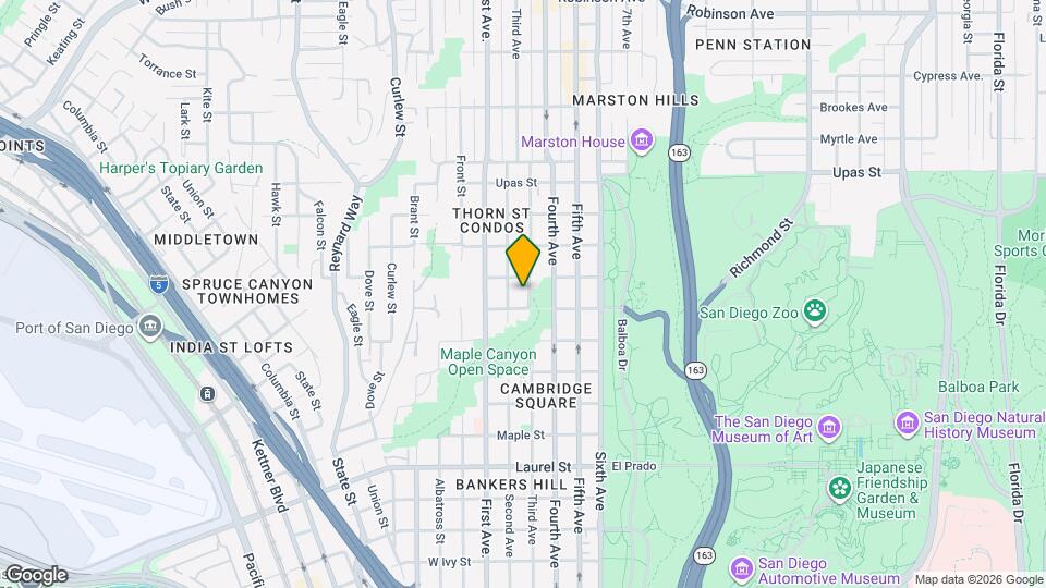 3024 Third Ave Map and Location Details