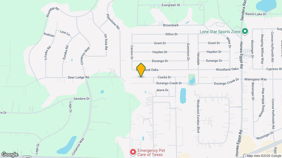7443 Casita Dr Map and Location Details