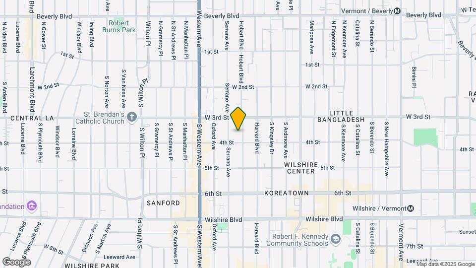 343 S Hobart Blvd Mapa y Detalles de la Ubicación