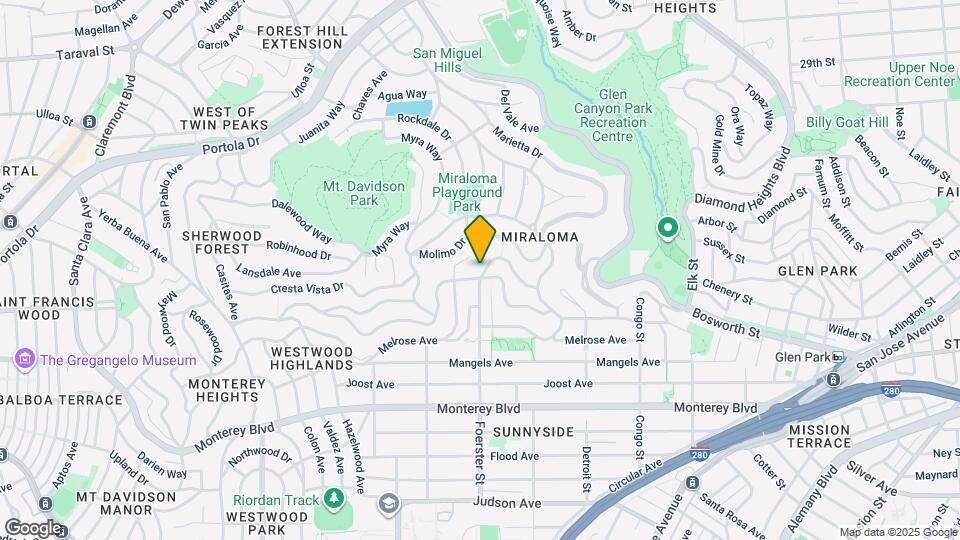805 Foerster St Map and Location Details