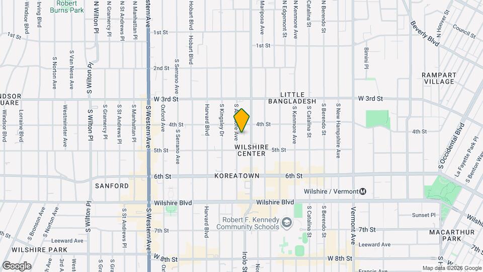 424 S Ardmore Ave Map and Location Details