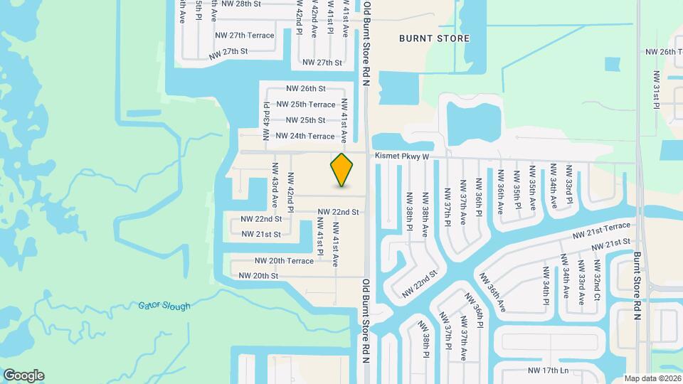 4021 NW 22nd Terrace Map and Location Details