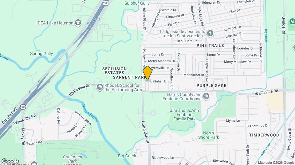 5620 Hollow Pines Dr Map and Location Details
