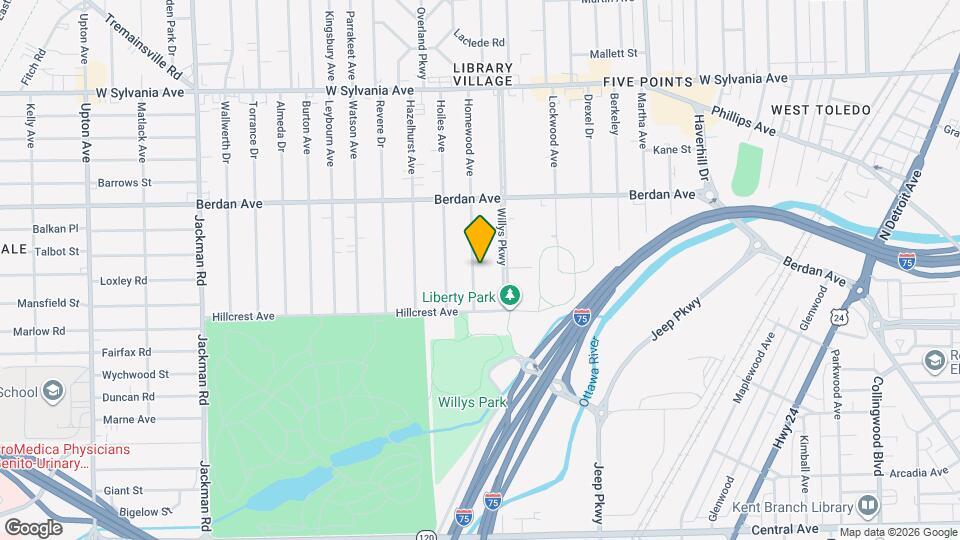 3544 Homewood Ave, Unit 2 Mapa y Detalles de la Ubicación