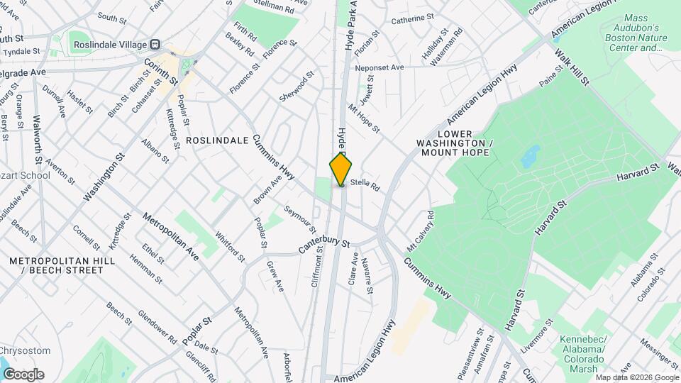 565 Hyde Park Ave Map and Location Details