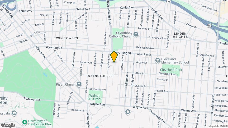 1063 Pritz Ave Map and Location Details