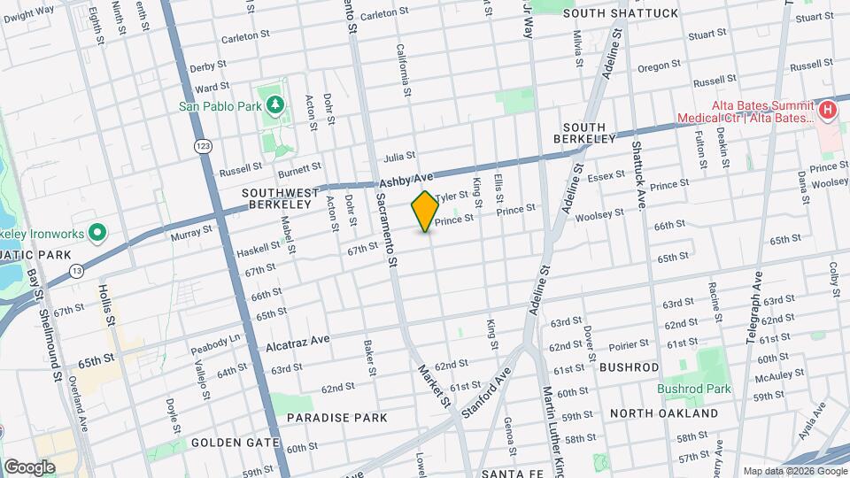 3110 California St, Unit 3112 Map and Location Details