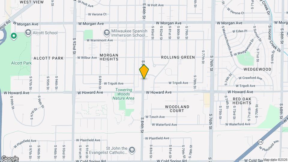 3830 S 84th St Map and Location Details