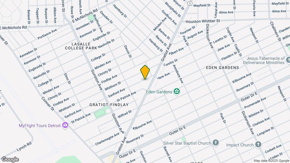 12122 Sanford St Map and Location Details