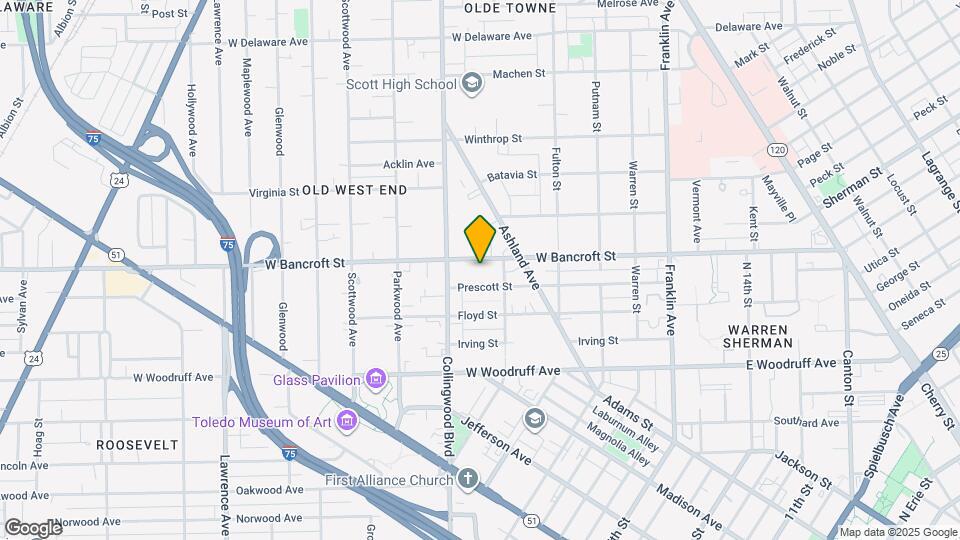 425 W Bancroft St Map and Location Details