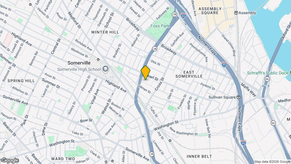 95 Flint St, Unit 2 Map and Location Details