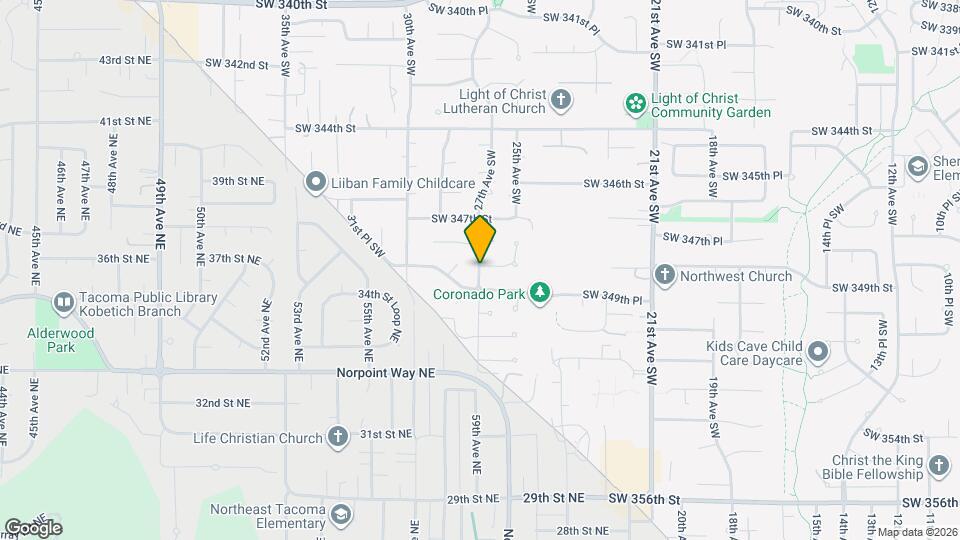 34812 27th Ave SW Map and Location Details