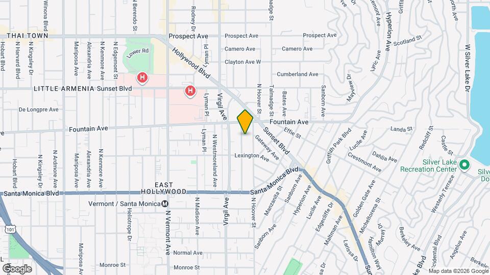 1242 N Commonwealth Ave Map and Location Details