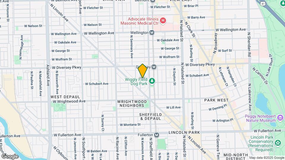 2737 N Kenmore Ave Map and Location Details