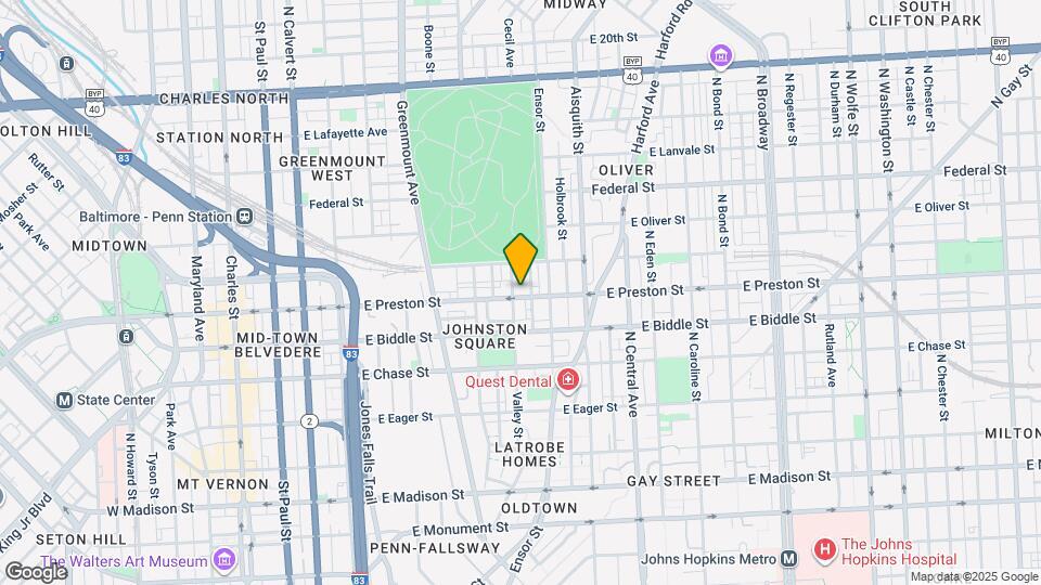 908 E Preston St Mapa y Detalles de la Ubicación