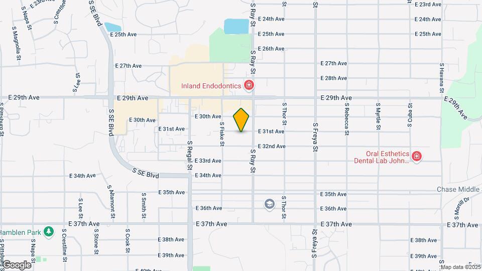 3142 E 31st Ave Map and Location Details