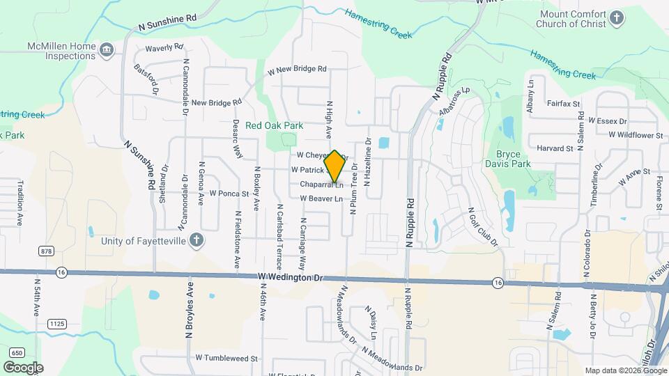4309 Chaparral Ln Map and Location Details