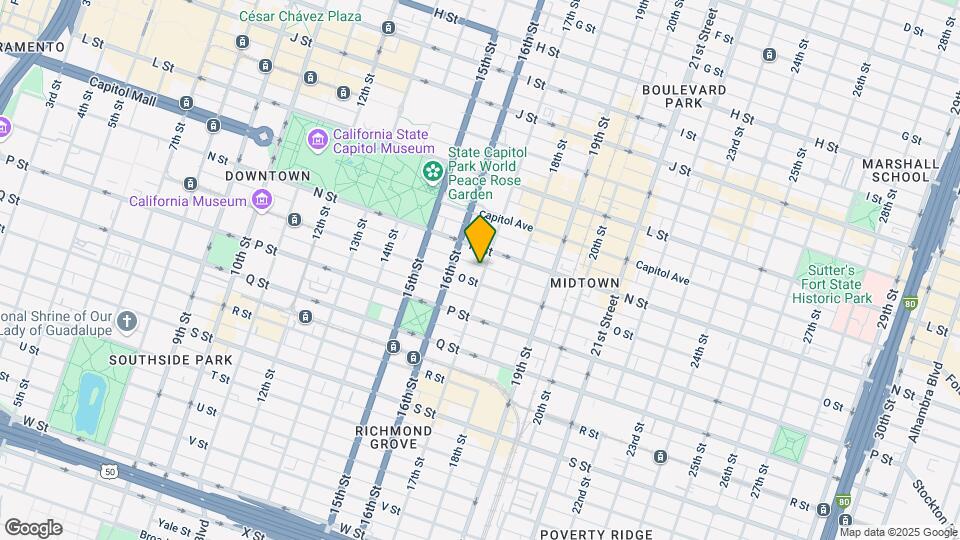 1420 17th St Map and Location Details