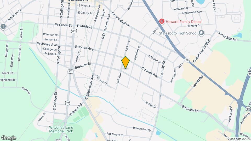 315 Brannen St Map and Location Details