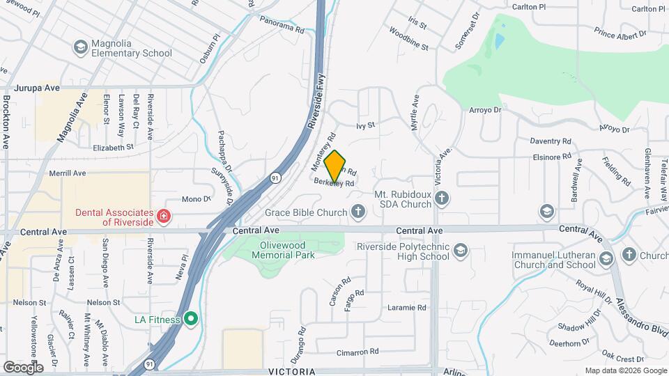 2950 Berkeley Rd Mapa y Detalles de la Ubicación