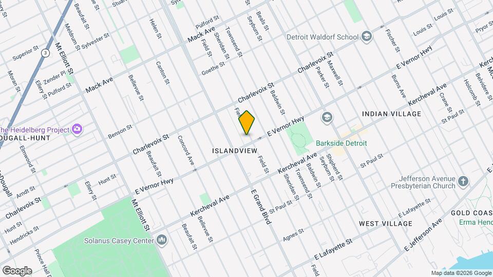 2421 Field St Mapa y Detalles de la Ubicación