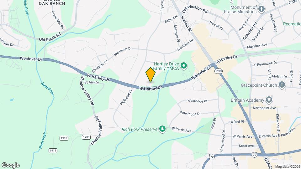 2620 Ingleside Dr Map and Location Details