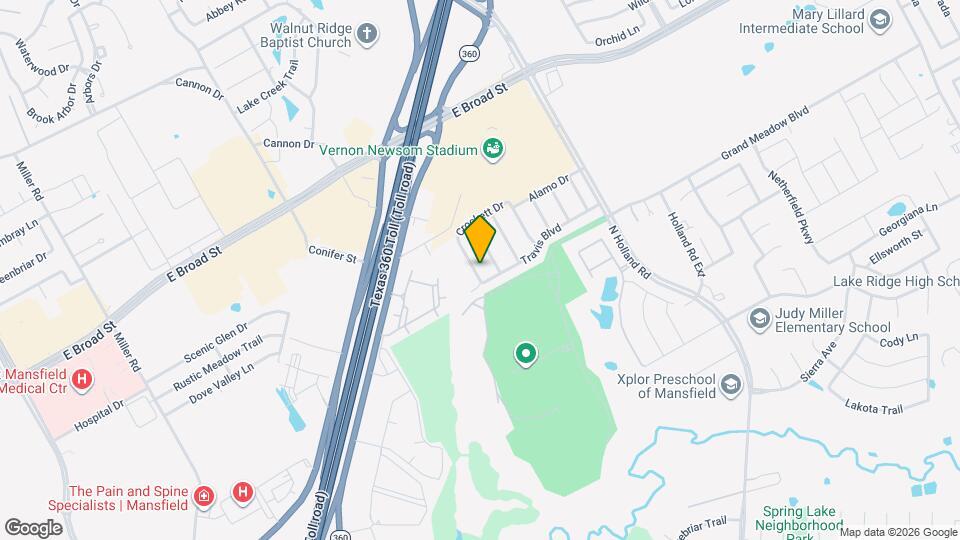 704 Crockett Dr Map and Location Details