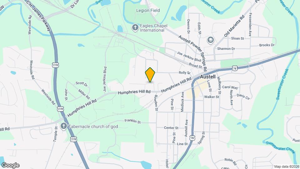 3027 Millstone Ct SW Map and Location Details