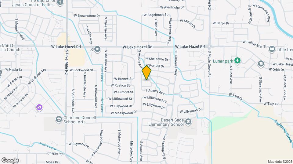 6613 S Covewood Way Mapa y Detalles de la Ubicación