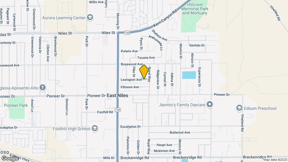 8401 Lexington Ave Map and Location Details