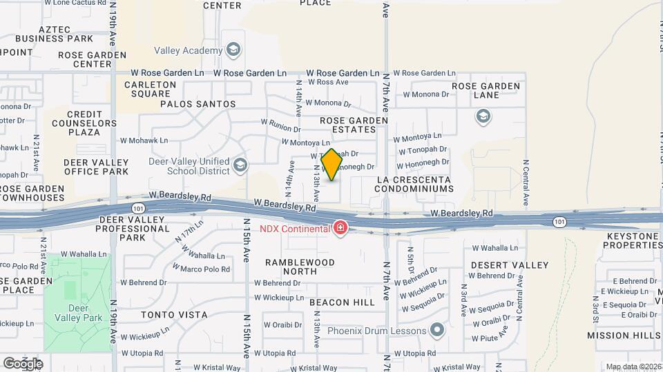 1010 W Blackhawk Dr Map and Location Details