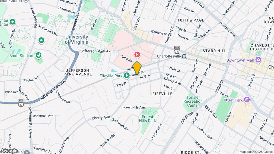 1023 King St Map and Location Details