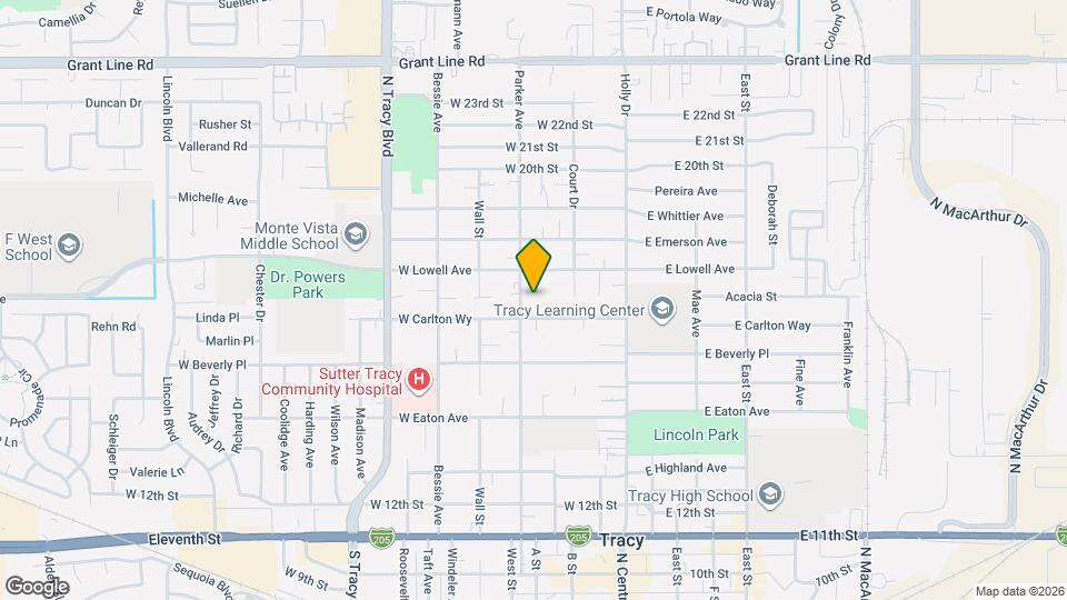 1630 Parker Ave Mapa y Detalles de la Ubicación
