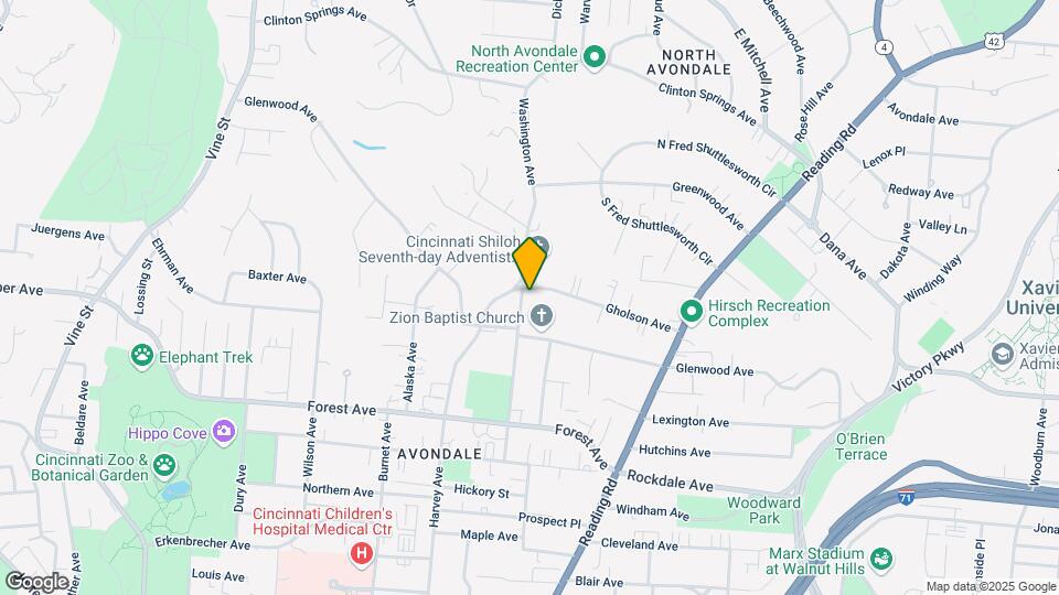 613 Gholson Ave Map and Location Details