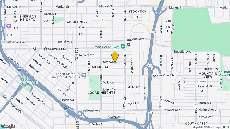 3115 Clay Ave Map and Location Details