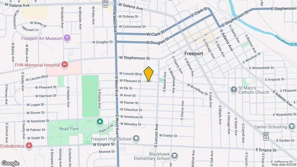 639 W Pleasant St Map and Location Details