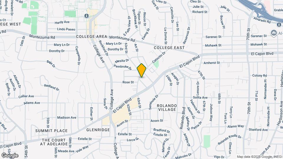 4753 Choctaw Dr Map and Location Details