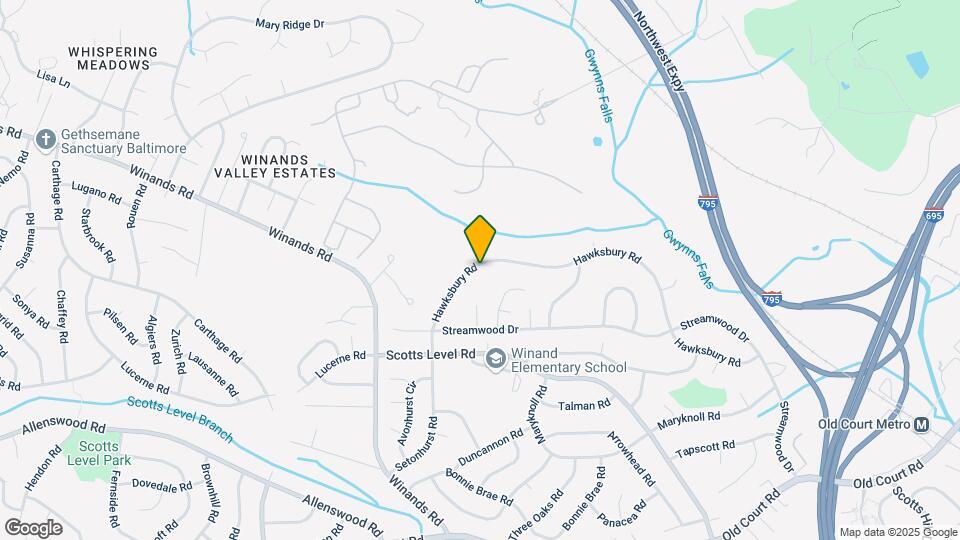 4801 Hawksbury Rd Map and Location Details