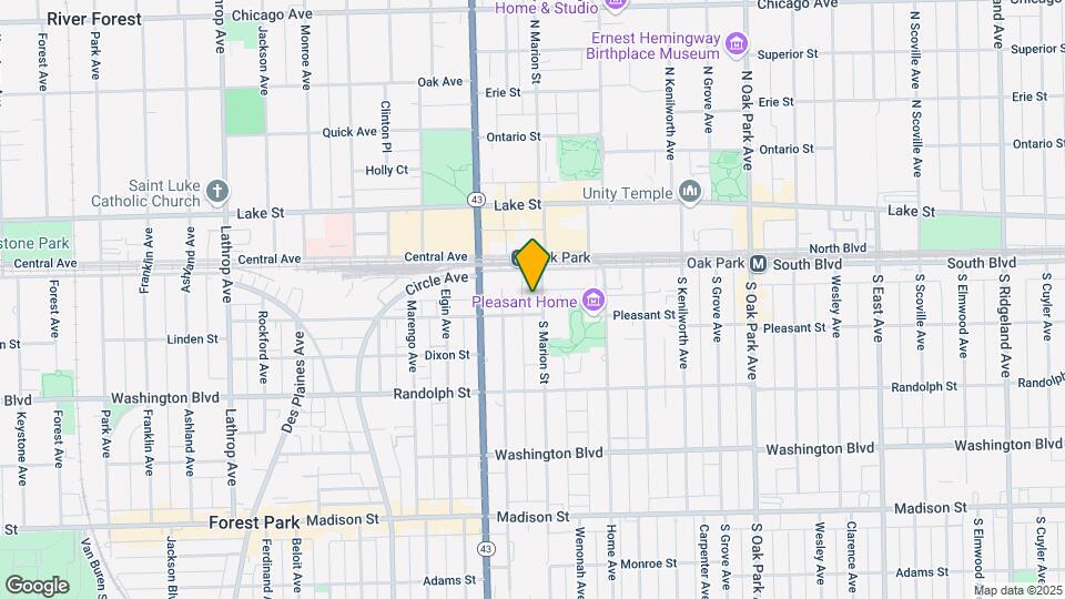 123 S Marion St Map and Location Details
