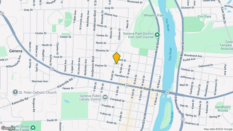 521 Peyton St Mapa y Detalles de la Ubicación